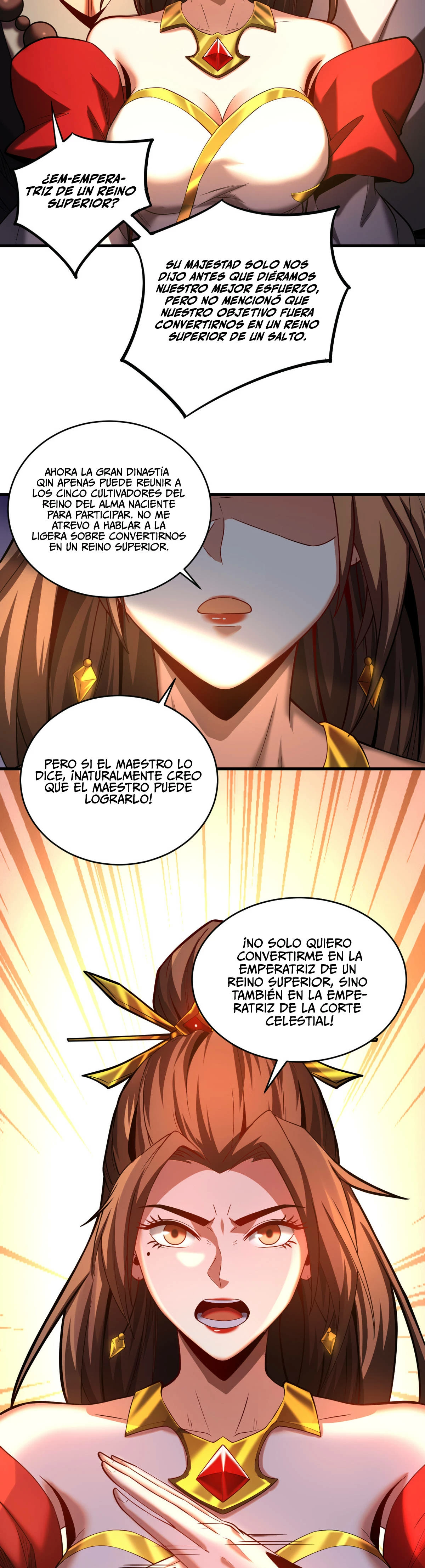 Mientras mis discípulas se matan, yo me relajo! > Capitulo 73 > Page 151